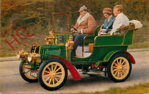 Picture postcard vintage car - picture, postcard_